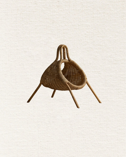 Molly Rattan Storage Basket