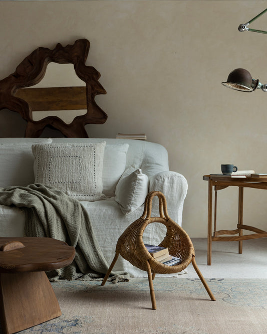 Molly Rattan Storage Basket